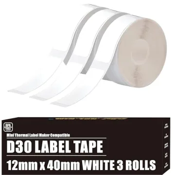 D30 Label Tape 540 Labels for Phomemo D30 Thermal Printer