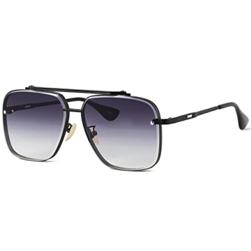 Gtand Fashion Oversized Square Aviator Gradient Sunglasses For Men Women Vintage Metal Sun Glasses 6...