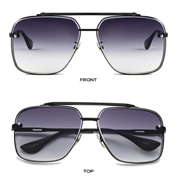 Gtand Fashion Oversized Aviator Sunglasses for Men Women