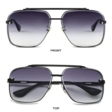 Gtand Fashion Oversized Aviator Sunglasses for Men Women