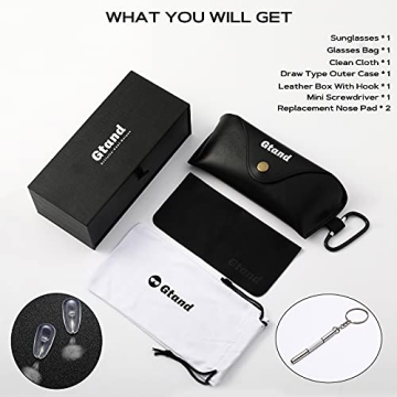 Gtand Fashion Oversized Aviator Sunglasses for Men Women