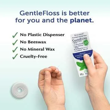 Eco-Dent GentleFloss: Vegan Waxed Dental Floss in Eco Packaging