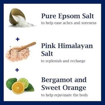 Dr Teal's Body Scrub with Pure Epsom Salt, Restore & Replenish with Pink Himalayan Salt, 16 oz