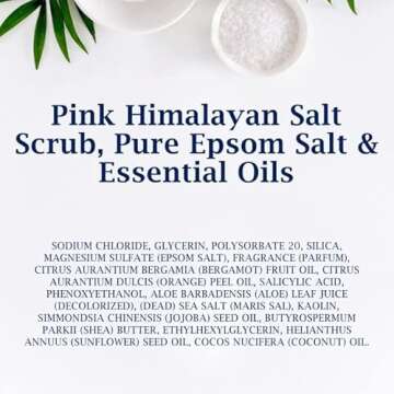 Dr Teal's Body Scrub with Pure Epsom Salt, Restore & Replenish with Pink Himalayan Salt, 16 oz