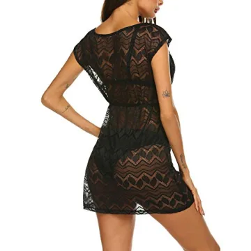 HOTOUCH Women's Sexy Lace Bikini Cover Up Beach Wear