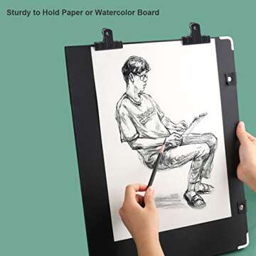 Coideal Black Large Bull Clips Thickened, 10 Pcs 3 Inch Long Metal Binder Paper Clip Clamps for Offi...