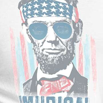 Hanes Mens Y06382 Fashion-t-shirts, Murica, Large US