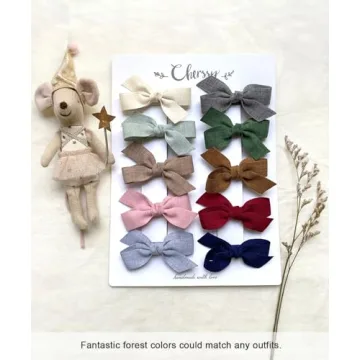 Cherssy Baby Girls Hair Bows Clips for Stylish Infants