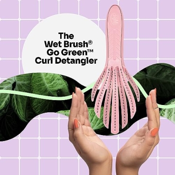 Eco-Friendly Curl Detangler Brush for Pain-Free Hair Care