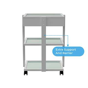 ABEL Deluxe Beauty Trolley for Salon Storage and Style