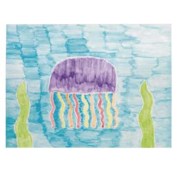 Pacon Corporation 4925 Watercolor Paper, 90lb., 9-Inch x11-Inch , 50SH/PK, White