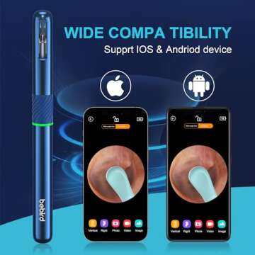 BEBIRD Ear Wax Removal Tool with 10MP Camera and Tweezers