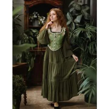 Stylish Cottagecore Bustier Corset Top for Women