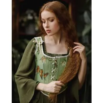 Stylish Cottagecore Bustier Corset Top for Women