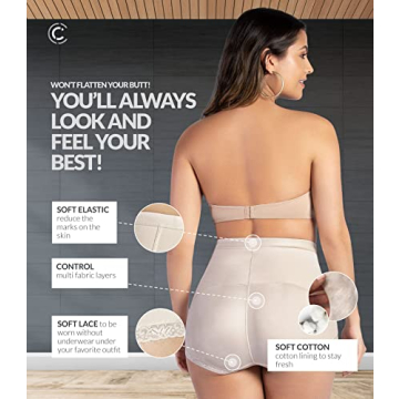 CURVEEZ Shapewear Shorts for Women - Tummy Control