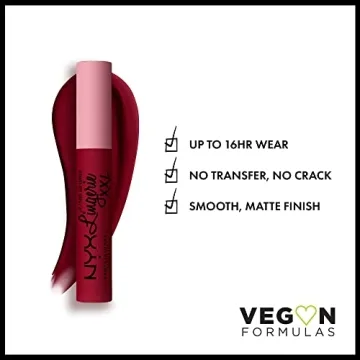 NYX Professional Matte Liquid Lipstick - Oxblood Red