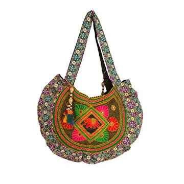 Colorful Handmade Floral Tote Bag for Women - Durable & Stylish