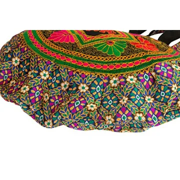 Colorful Handmade Floral Tote Bag for Women - Durable & Stylish