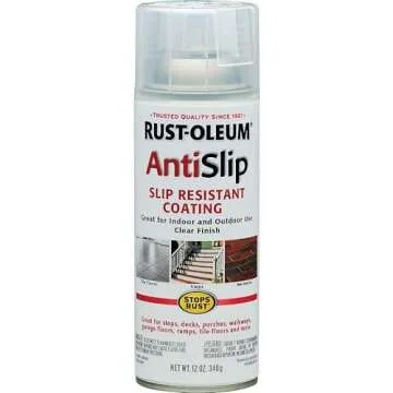 Rust-Oleum 271455 Stops Rust Anti-Slip Spray, 12 oz, Matte finish, Clear