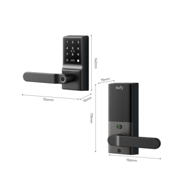 eufy Smart Lock C33 with Fingerprint Access and Wi-Fi