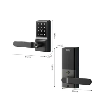 eufy Smart Lock C33 with Fingerprint Access and Wi-Fi