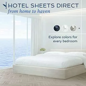 Hotel Sheets Direct 3 Piece King Size Duvet Cover Set, 100% Viscose Derived from Bamboo Comforter Cover with 2 Pillow Shams, Moisture-Wicking, Silky Soft Texture, Cooling, Breathable, Easy Care, White