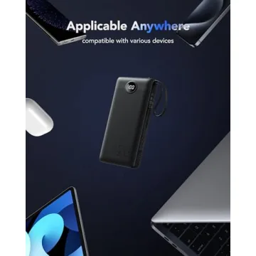 VRURC 20000mAh Portable Charger with Built-in Cables