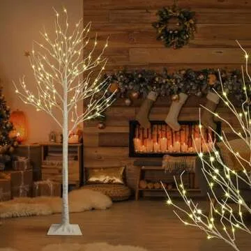 Stunning LIGHTSHARE 8FT Birch Tree for All Occasions