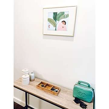 Lipper International 823 Bamboo Wood 3-Compartment Organizer Tray, 11 5/8" x 4 1/8" x 1 3/4"