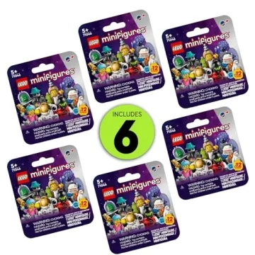 LEGO Space Minifigures 6 Pack for Kids | Collectible Toys