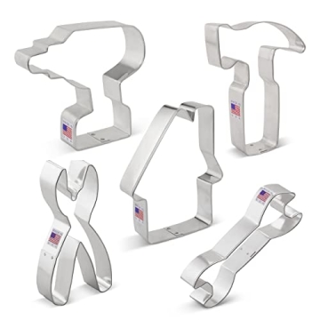 Ann Clark Construction Cookie Cutters Set for Father's Day