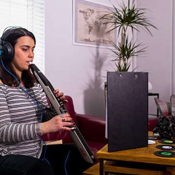 Akai Professional EWI4000S | Electronic Wind Instrument MIDI Controller with Built-In Sound Module, ...