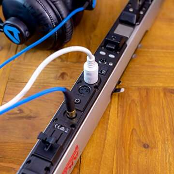 Akai Professional EWI4000S | Electronic Wind Instrument MIDI Controller with Built-In Sound Module, Headphone Jack & MIDI I/O