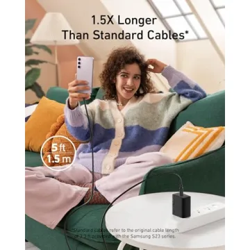 Anker 25W USB-C Fast Charger & 5ft Cable Bundle