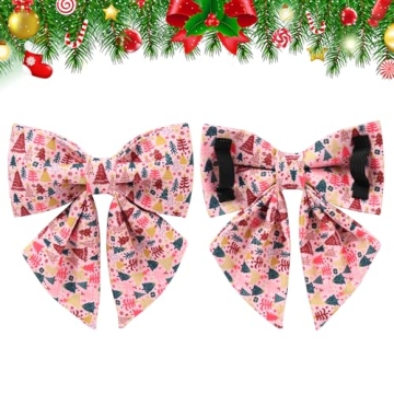 UP URARA PUP Christmas Dog Collar with Bow Tie