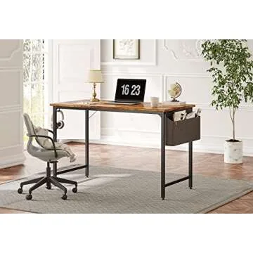 CubiCubi Study Computer Desk 40" Home Office Writing Small Desk, Modern Simple Style PC Table, Black...