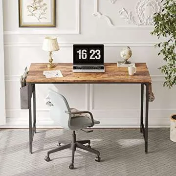 CubiCubi Study Computer Desk for Home Office