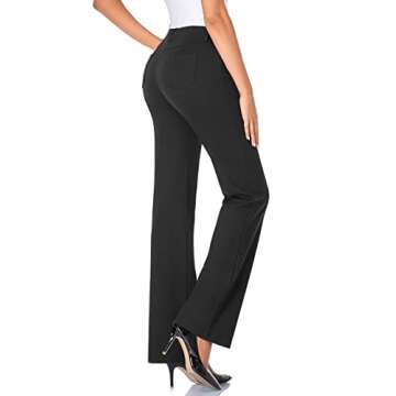 Tapata Women's Stretchy Bootcut Dress Pants - Versatile & Chic for All Occasions