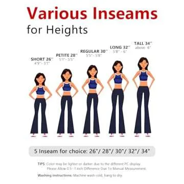 Tapata Women's Bootcut Dress Pants with Pockets and Comfort