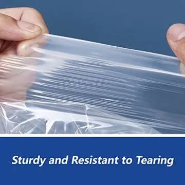 100 Count iMailer Clear Plastic Resealable Poly Bags