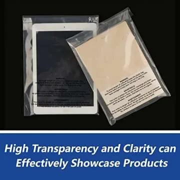 100 Count iMailer Clear Plastic Resealable Poly Bags