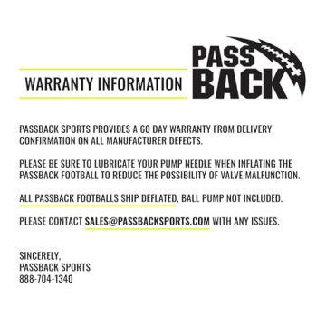 Passback Junior Football for Ages 9-13, Ultimate Training Aid