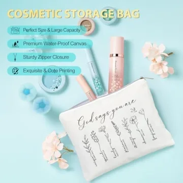 Christian Gifts for Women, Faith Based Gifts Religious Gifts for Women Catholic Christmas Gifts Birthday Gifts Inspirational Spiritual Bible Verse Gifts with Tote Bag for Mom Grandma