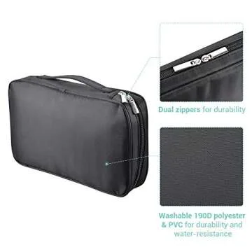 Portable BYOOTIQUE Makeup Brush Bag Organizer for Beauty