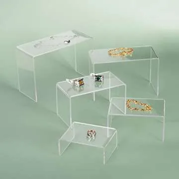 ihomecooker Clear Acrylic Display Risers for Events and Retail