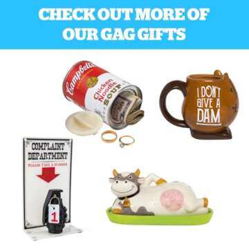 BigMouth Inc Fake SPAM Can Diversion Safe - Hidden Safe for Money Stash - Secret Compartment and Hidden Storage Fun Gag Gift Prank & Book Safe Alternative - 3"x3"x4.5"