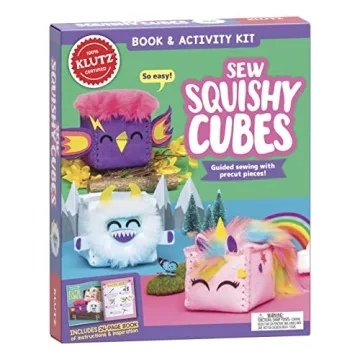 Klutz Sew Squishy Cubes Craft Kit for Fun and Imagination