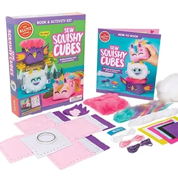 Klutz Sew Squishy Cubes Craft Kit for Creative Kids