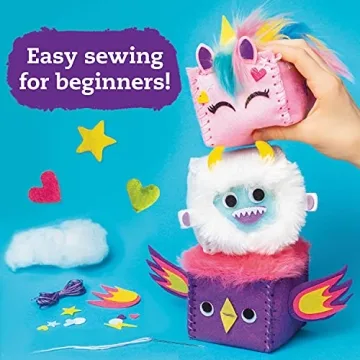 Klutz Sew Squishy Cubes Craft Kit for Creative Kids