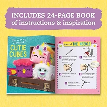 Klutz Sew Squishy Cubes Craft Kit for Creative Kids